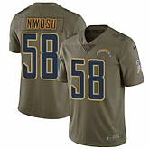Nike Chargers 58 Uchenna Nwosu Olive Salute To Service Limited Jersey Dzhi,baseball caps,new era cap wholesale,wholesale hats